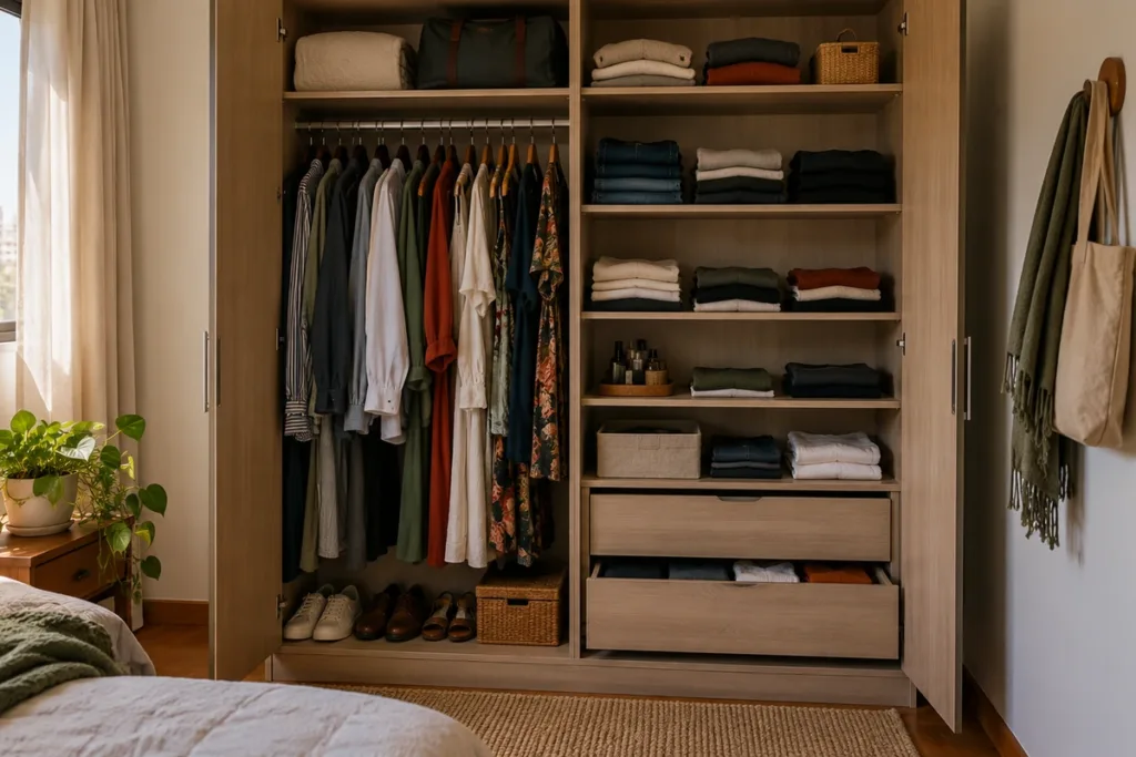 guarda-roupa pequeno